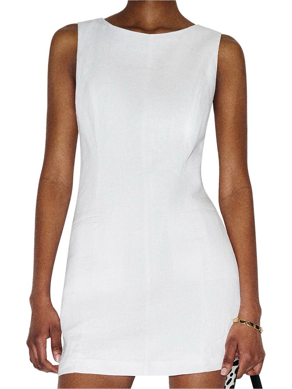 Reformarion Little white Linen Dress Size 12